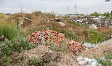 В Аксу выявили стихийную свалку
