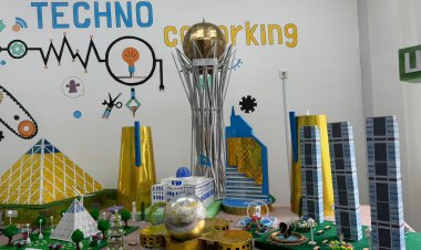 Павлодарлық оқушылар Астананың макетін жасады