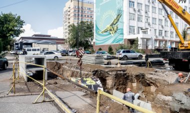 Павлодарда инженерлік желілер жаңартылып, жолдар жөнделіп жатыр