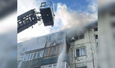 Екібастұзда өрт шыққан пәтерден адам құтқарылды