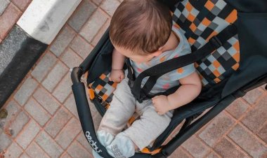 Автобусқа асыққан: Павлодарда балалар арбасымен өткен анаға айыппұл салынды