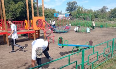 Молодежь Успенки устроила экологическую акцию