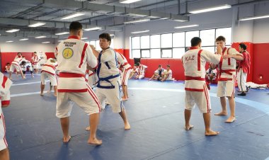 ДКО: Қазақ күресінен ұлттық құрамасы соңғы оқу-жаттығу жиынына кірісті