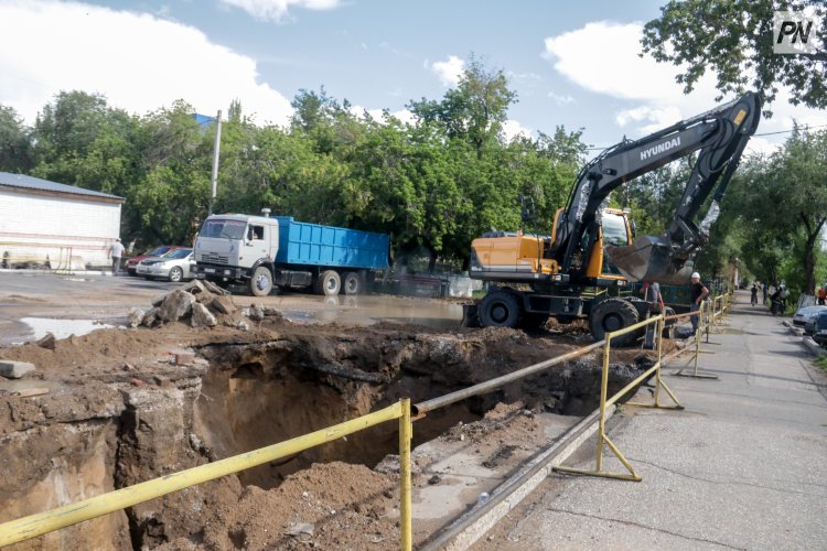 Павлодарда жаңа жылу магистралінің құрылысы аяқталды