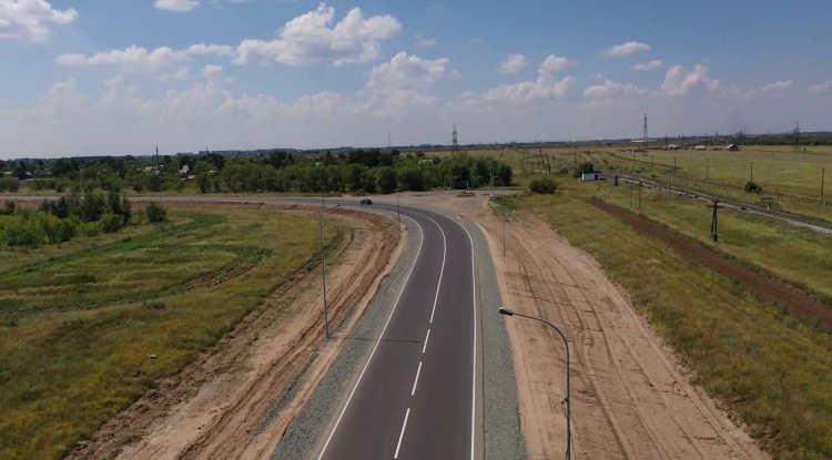 В Щербактинском районе отремонтировали все дороги