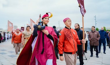 Астанада көшпенділер ойындары аясында «Бірлік керуені» өңірлер шеруі өтті
