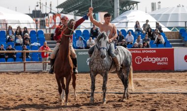 Сборная Казахстана по аударыспаку триумфально выступила на ВИК
