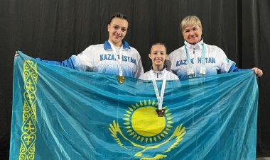 Павлодарские акробаты стали лучшими в Португалии