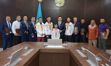 В Павлодаре чествовали призеров V Всемирных игр кочевников