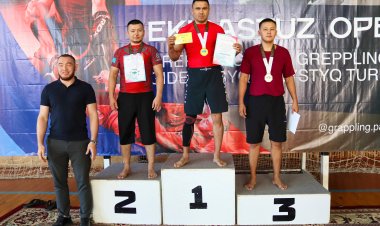 В Экибастузе полицейский завоевал «золото» по грэпплингу