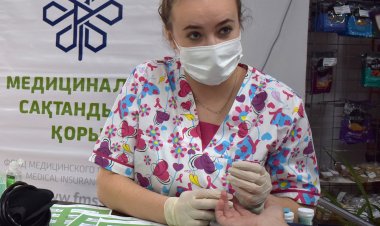 Щербактинцы бесплатно сдали анализы