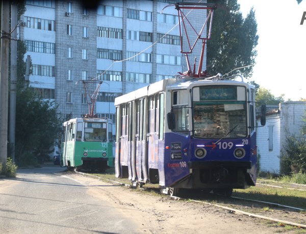 Павлодарда трамвай өткелдері жаңартылуда