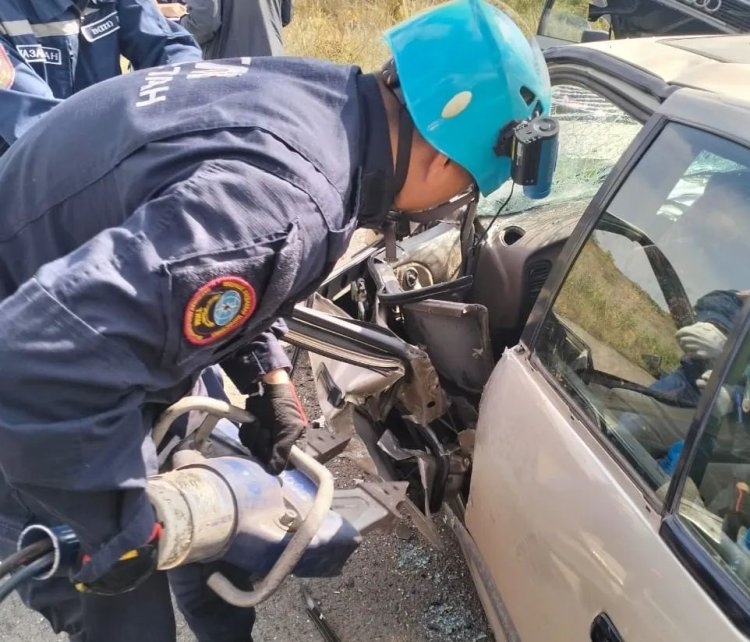 Жительницу Экибастуза зажало в автомобиле