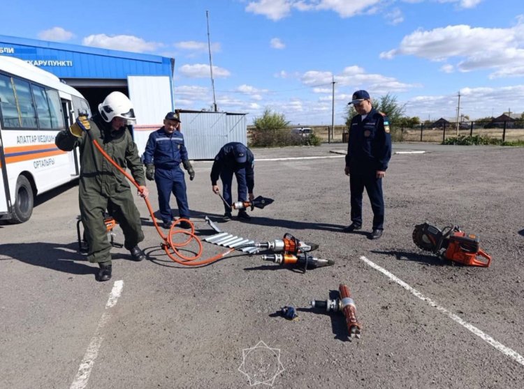 Павлодар облысында трассалық медициналық-құтқару пункттерінің қысқа дайындығы тексерілді