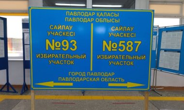 Хорошую явку отметили в Павлодаре на одном из участков референдума