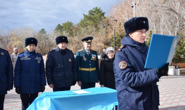 Павлодарские спасатели приняли присягу