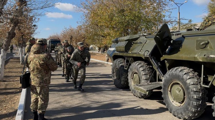 Павлодарлық әскери бөлімдер тексерістен өтуде