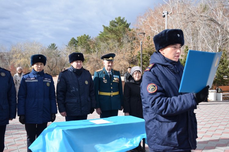 Павлодарские спасатели приняли присягу