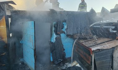 Павлодарда жеке үйдің қасында тұрған гараж өртенді