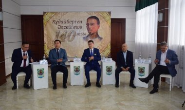 Железин ауданында дүлдүл ақын Құдайберген Әлсейітовтің өмір жолынан сыр шертті