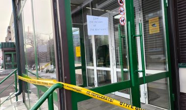 Павлодарда белгісіз адамдар банктің қабырғасын бұзды