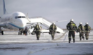 Павлодарлық өрт сөндірушілер ұшақтарда өртті тиімді сөндіру тәсілдерін пысықтады