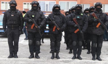 Сыпайы және әдепті: Павлодар облысында жеке құрамның саптық байқауы өтті