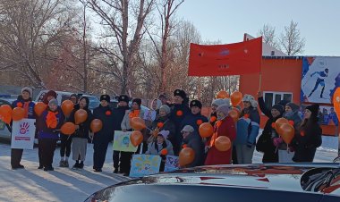 Автолюбительницы из Павлодара выступили против домашнего насилия