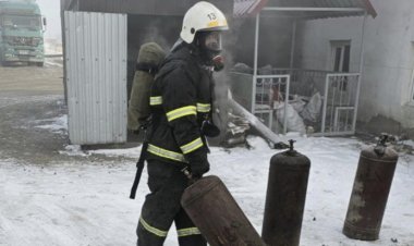 Павлодар облысында трасса маңындағы дәмхана отқа оранды