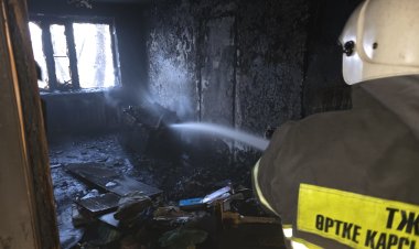 Павлодарда өрттен тоғыз адам құтқарылды, біреуі – ауруханада