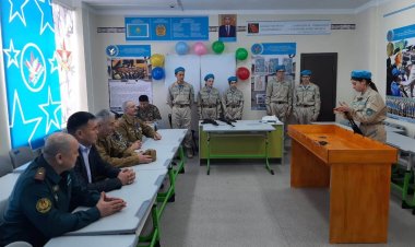 Павлодарлық мектептерде лазерлік ату тирі бар «Жас сарбаз» кабинеттері ашылды