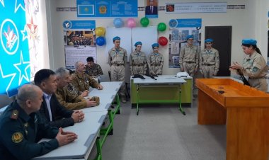 В павлодарских школах открыли кабинеты «Жас сарбаз»