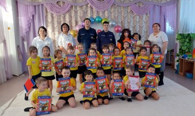 Ойыннан от шығады: Ақсу балабақшасында балаларға өрт қаупін түсіндірді