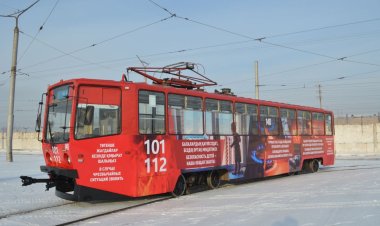 Павлодарда қауіпсіздік трамвайы жолға шықты