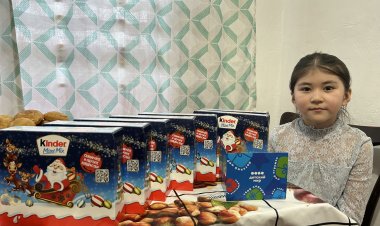 Ірі инвестор Мойылды ауылының балаларын қуантты