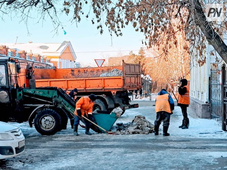 Павлодарда жолдарды қардан тазарту жұмыстарының кемшіліктері анықталды