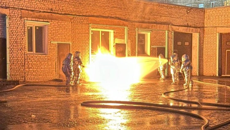 Павлодарда газгольдердегі өрт сөндірілді