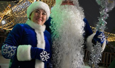 Павлодарда мыңдаған тұрғын жаңа жылды бас шыршаның қасында қарсы алды