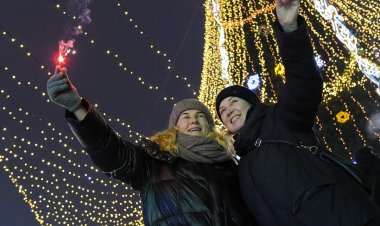 Тысячи павлодарцев вместе встретили Новый год