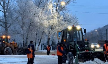 Павлодарда қар тазалау бойынша жұмыстар тәулік бойы қарқынды жүргізілуде