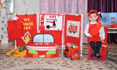 Ойыннан от шығады: Павлодарлық балабақшада өрт қауіпсіздігі сабағы өтті