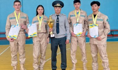 Павлодарские школьники взяли победный Кубок по НВП