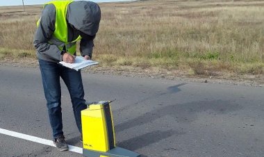 В Павлодарской области проверили качество дорожной разметки