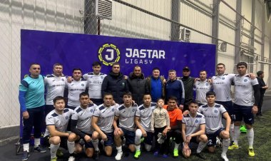 Павлодарские пожарные успешно погоняли мяч