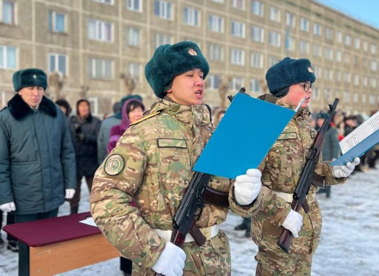 Павлодарда Абай, Алматы, ШҚО  сарбаздары ант қабылдады