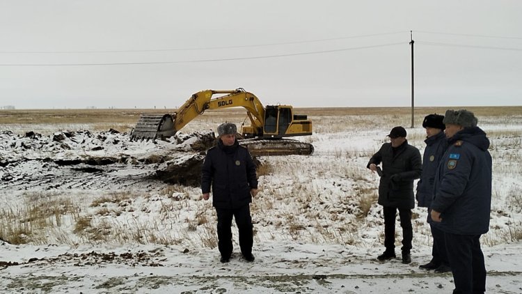 В Павлодарской области осмотрели паводкоопасные участки