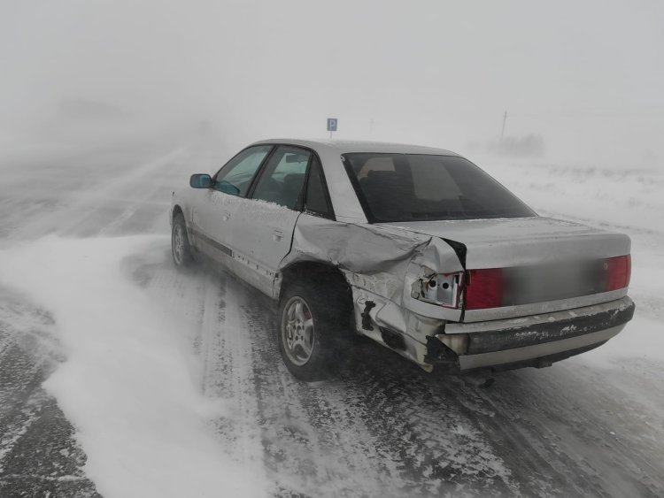 В Павлодарской области произошло двойное ДТП