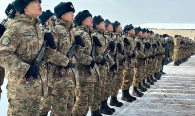 Павлодарда бес облыстың сарбаздары ант қабылдады