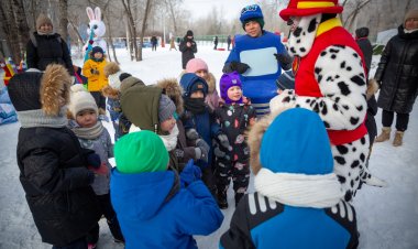 Павлодарлық өндіріс қызметкерлері отбасымен демалысты көңілді өткізді