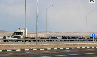 В Павлодарской области закрыли еще один участок республиканской трассы